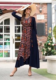 نمایش جزئیات برای لباس بلند بهاره در رنگ های تیره تصویر لباس بلند بهاره در رنگ های تیره