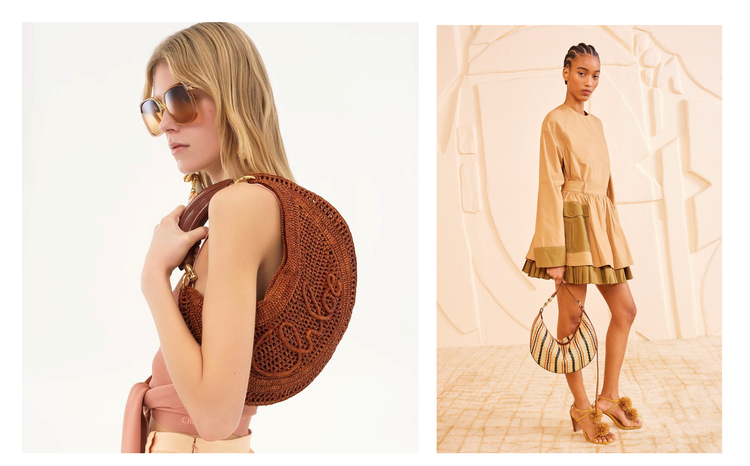 کیف Raffia Hobo شیک ترین اکسسوری تابستانی 2025 